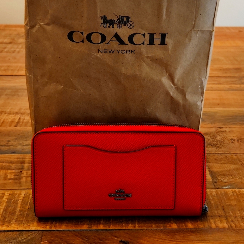 Coach Crossgrain Leather Wallet